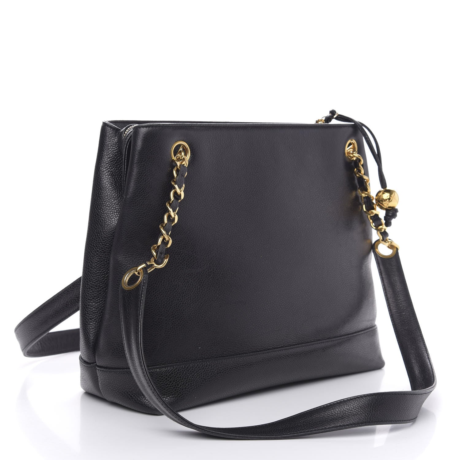 Chanel Caviar CC Shoulder Bag Black 3 of 12