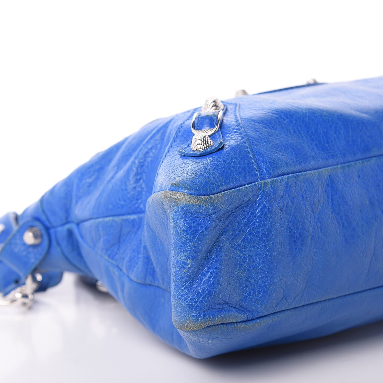 Balenciaga Agneau Giant 12 Silver Hardware Town Bleu Lazuli 12 of 19