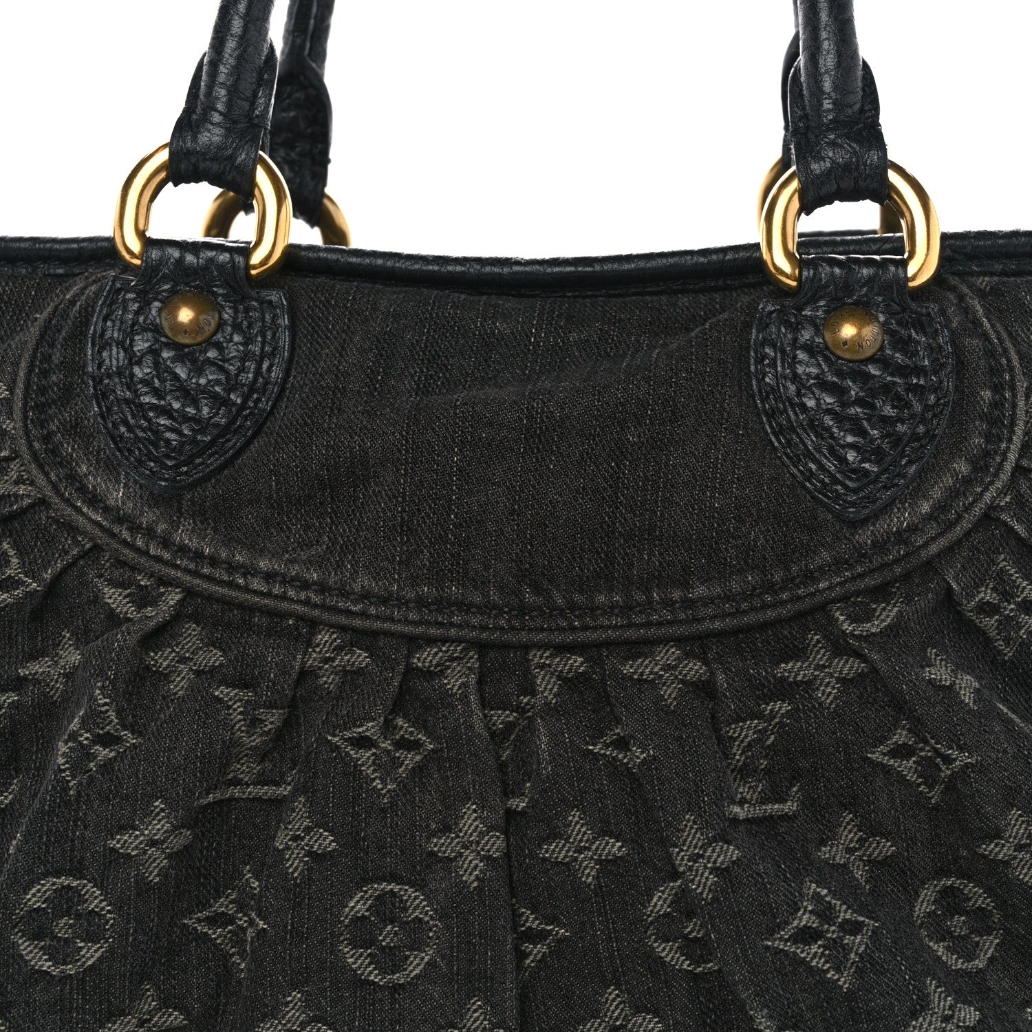 Louis Vuitton Denim Neo Cabby MM Black 7 of 11