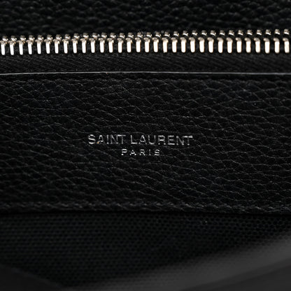 Saint Laurent Grained Calfskin Baby Sac De Jour Souple Black 6 of 9