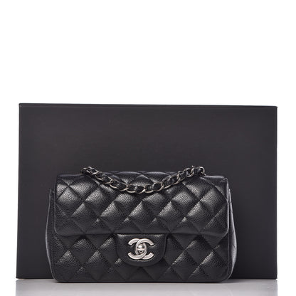 Chanel Caviar Quilted Mini Rectangular Flap Black 8 of 8
