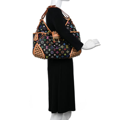 Louis Vuitton Monogram Multicolor Chrissie Black 2 of 10