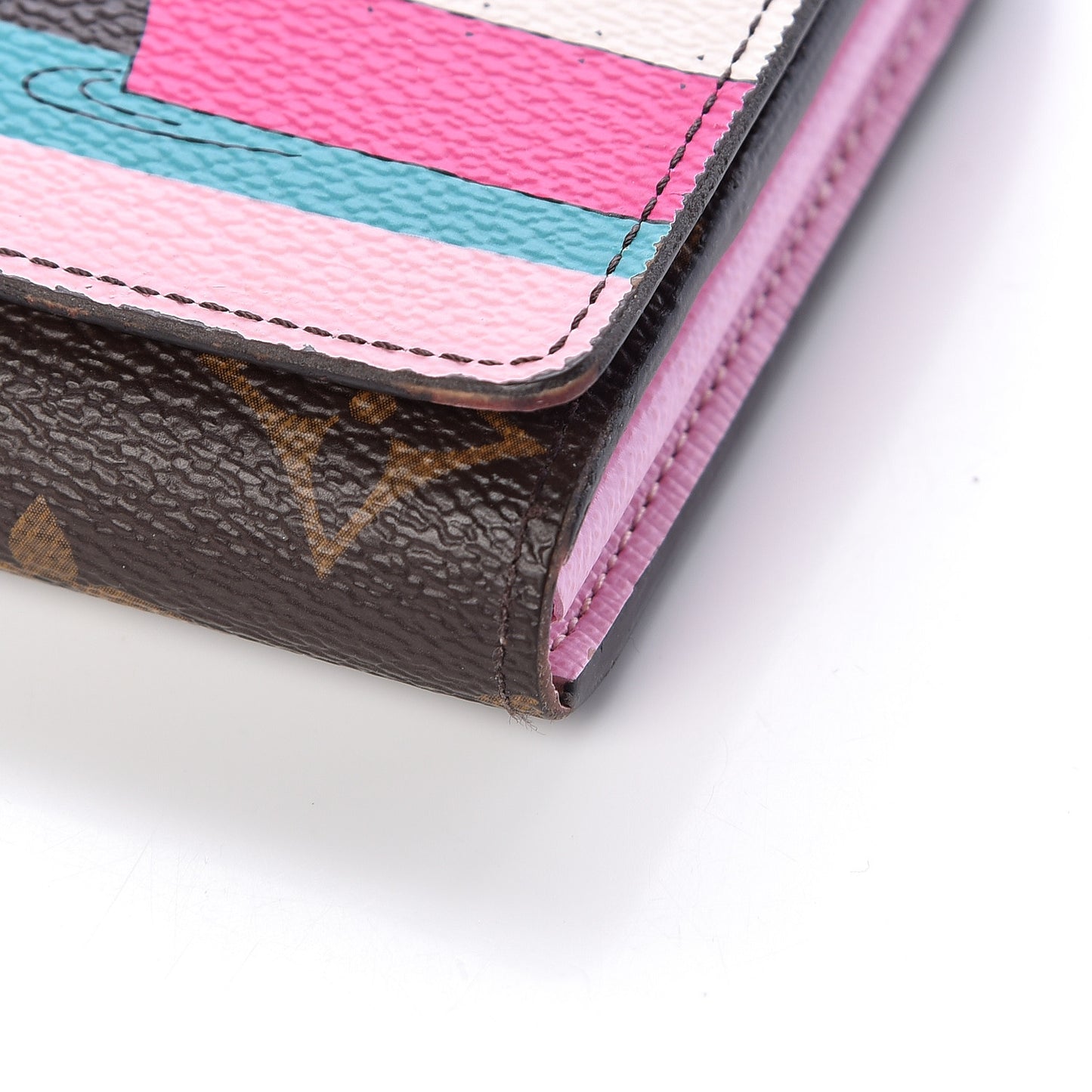 Monogram 2016 Christmas Animation Sarah Wallet Rose Ballerine