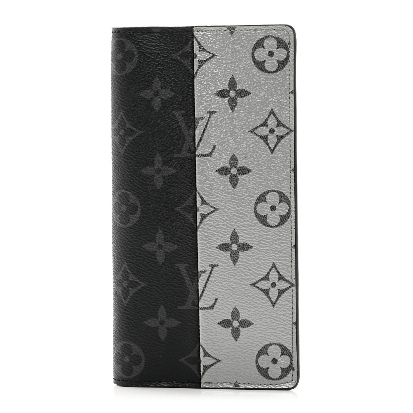 LOUIS VUITTON Monogram Eclipse Split Brazza Wallet