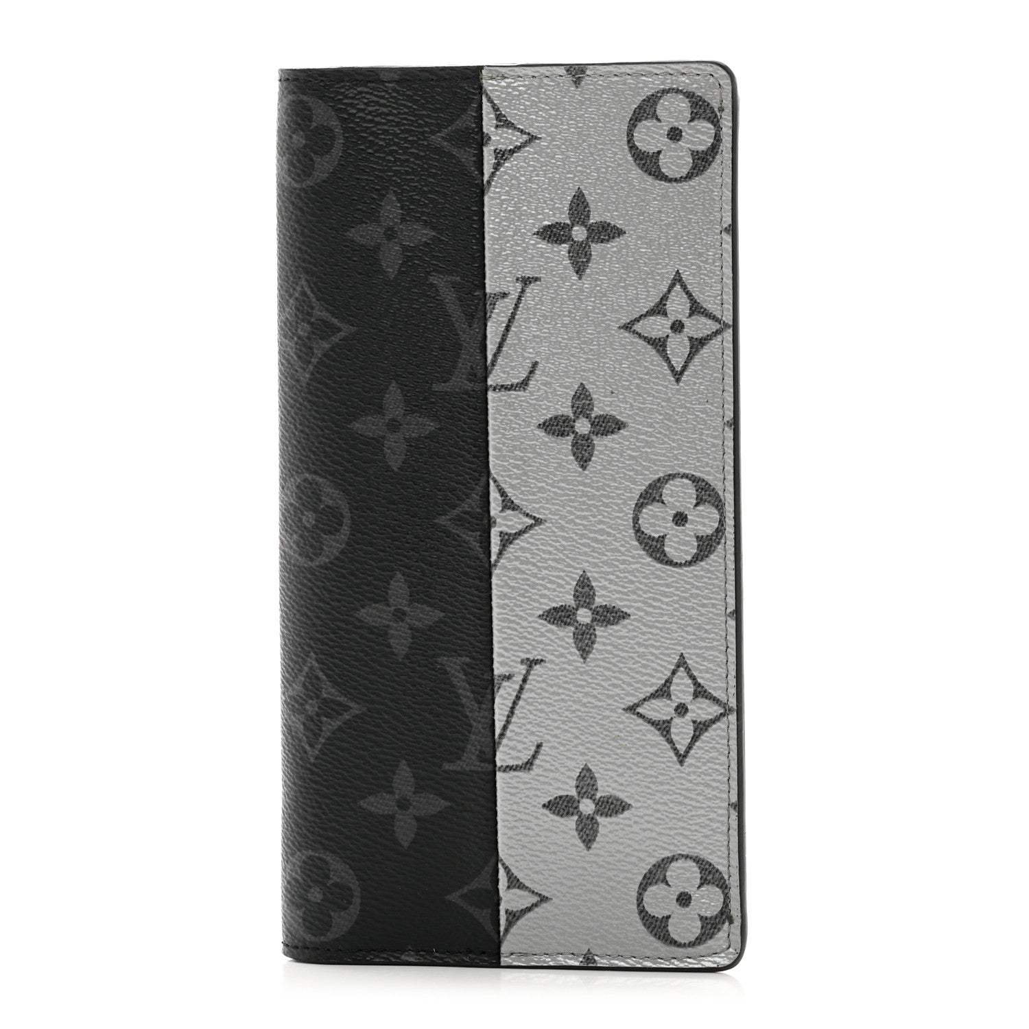 Louis Vuitton LOUIS VUITTON Monogram Eclipse Split Brazza Wallet 1 of 6