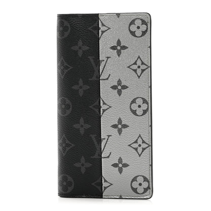 Louis Vuitton LOUIS VUITTON Monogram Eclipse Split Brazza Wallet 1 of 6