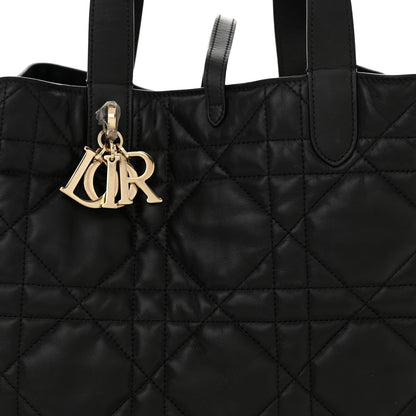Christian Dior Calfskin Macrocannage Large Toujours  Black 8 of 15