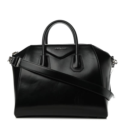 Givenchy Shiny Lord Calfskin Medium Antigona Black 1 of 11