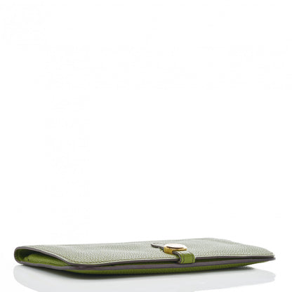 Hermes Togo Dogon Duo Wallet Vert Anis 4 of 12