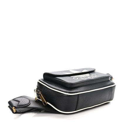 Gucci X ADIDAS Textured Dollar Calfskin Belt Bag Black 4 of 11