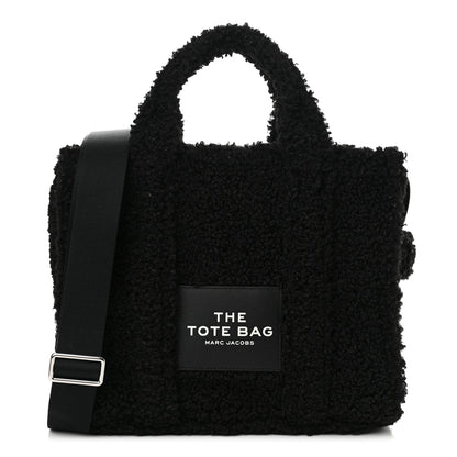 Marc Jacobs Polyester Cotton Medium The Teddy Traveler Tote Bag Black 1 of 10
