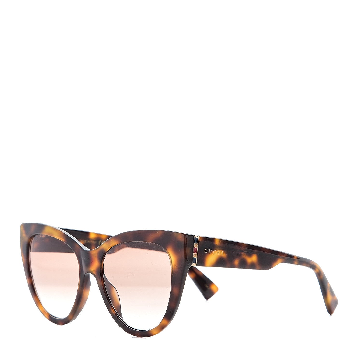 Gucci Acetate Cat Eye Sunglasses GG0460S Havana 1 of 10