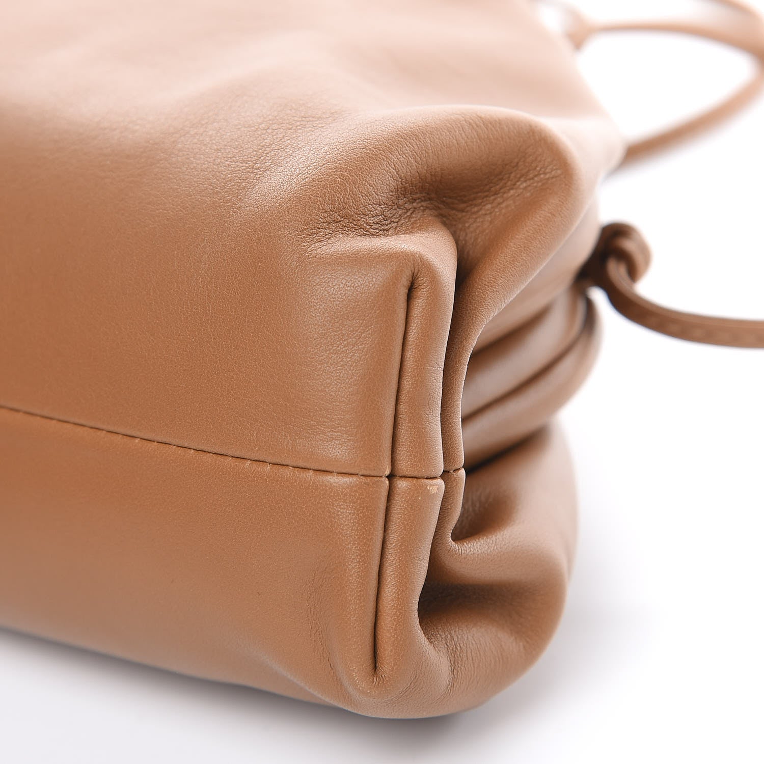 Bottega Veneta Butter Calfskin The Mini Pouch Cammello 9 of 10