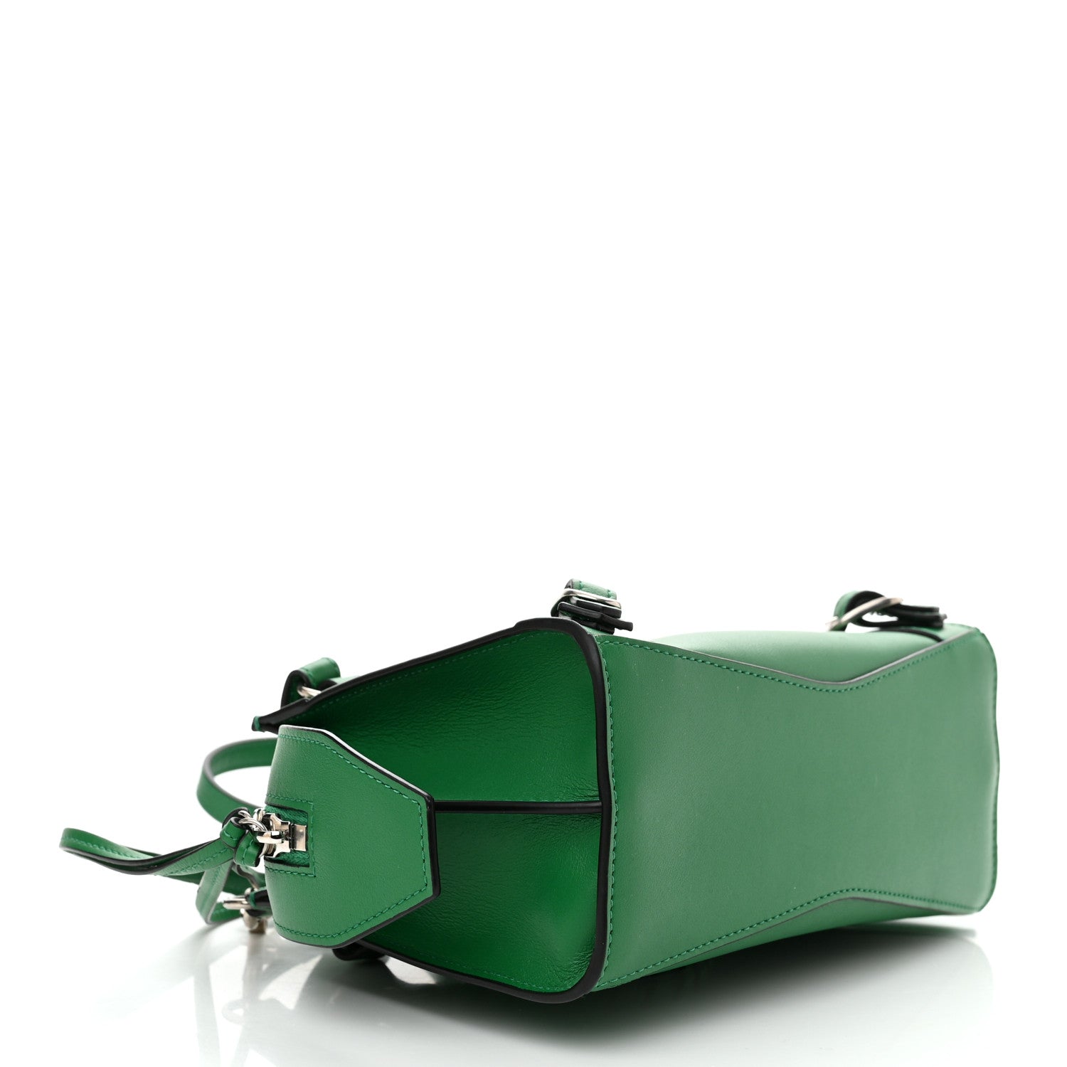 Balenciaga Smooth Calfskin Neo Classic Silver Hardware Mini City Grass Green 4 of 10