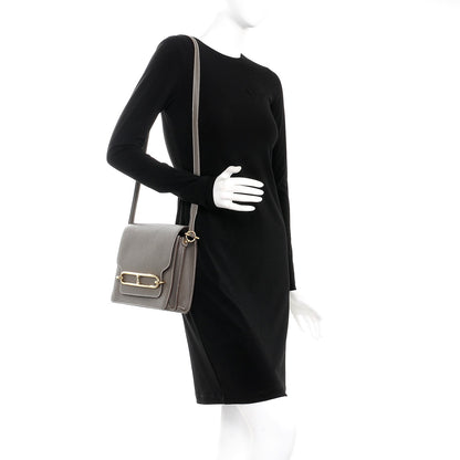 Hermes Taurillon Clemence Sac Roulis 23 Etoupe 2 of 8