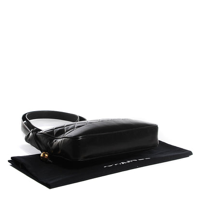 Chanel Lambskin Quilted Shoulder Bag Black 4 of 9