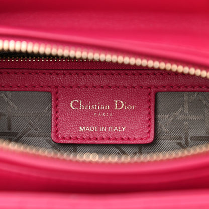 Christian Dior Lambskin Cannage Medium Lady Dior Fuchsia 6 of 11