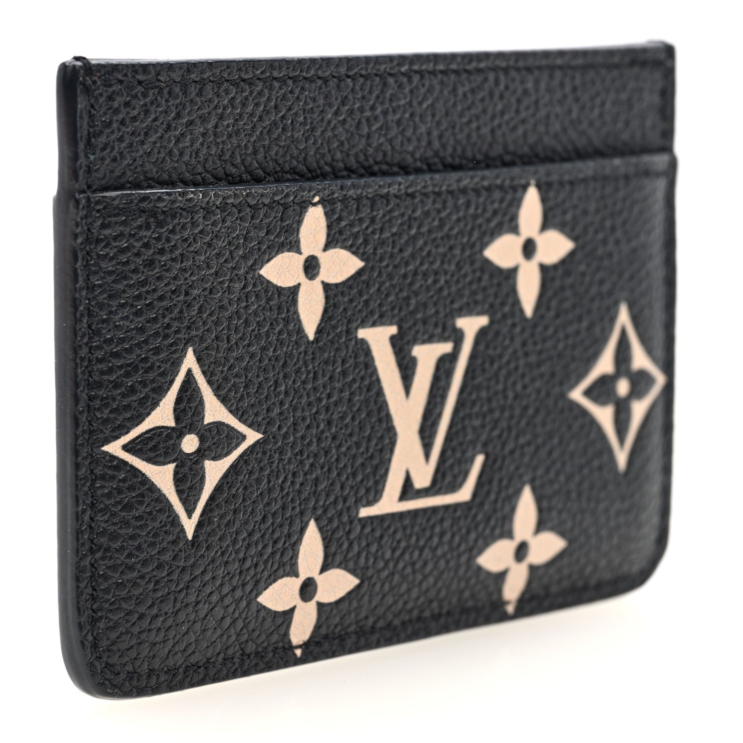 Louis Vuitton Empreinte Card Holder Black Beige 3 of 6