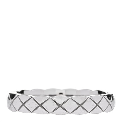 Chanel 18K White Gold Mini Coco Crush Ring 50 5.25 3 of 5
