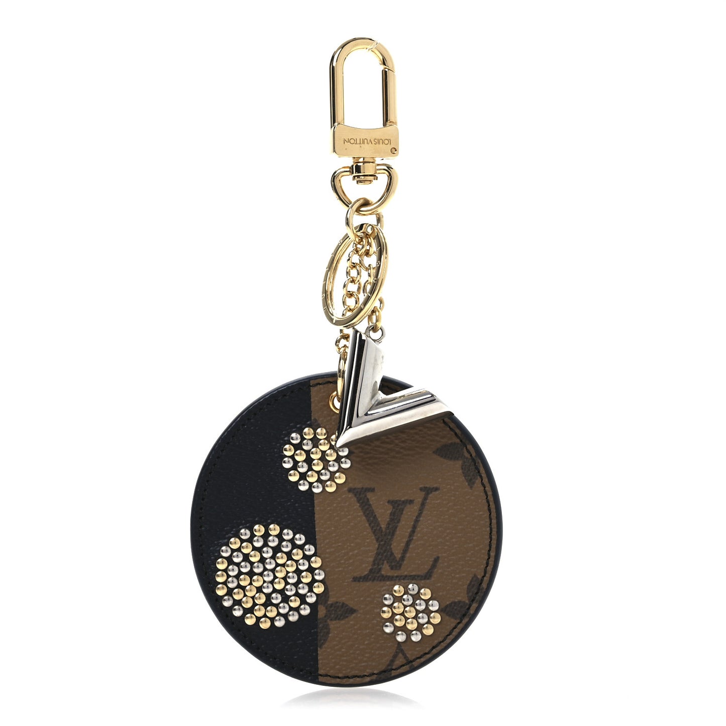 Reverse Monogram Night Lights Bag Charm Key Ring