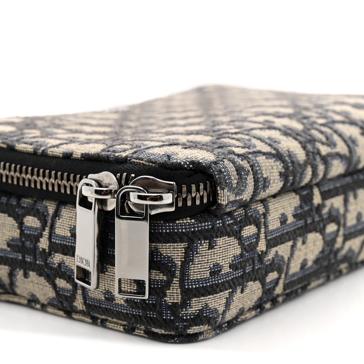 Christian Dior Oblique Pouch Navy Blue 1889892 – FASHIONPHILE