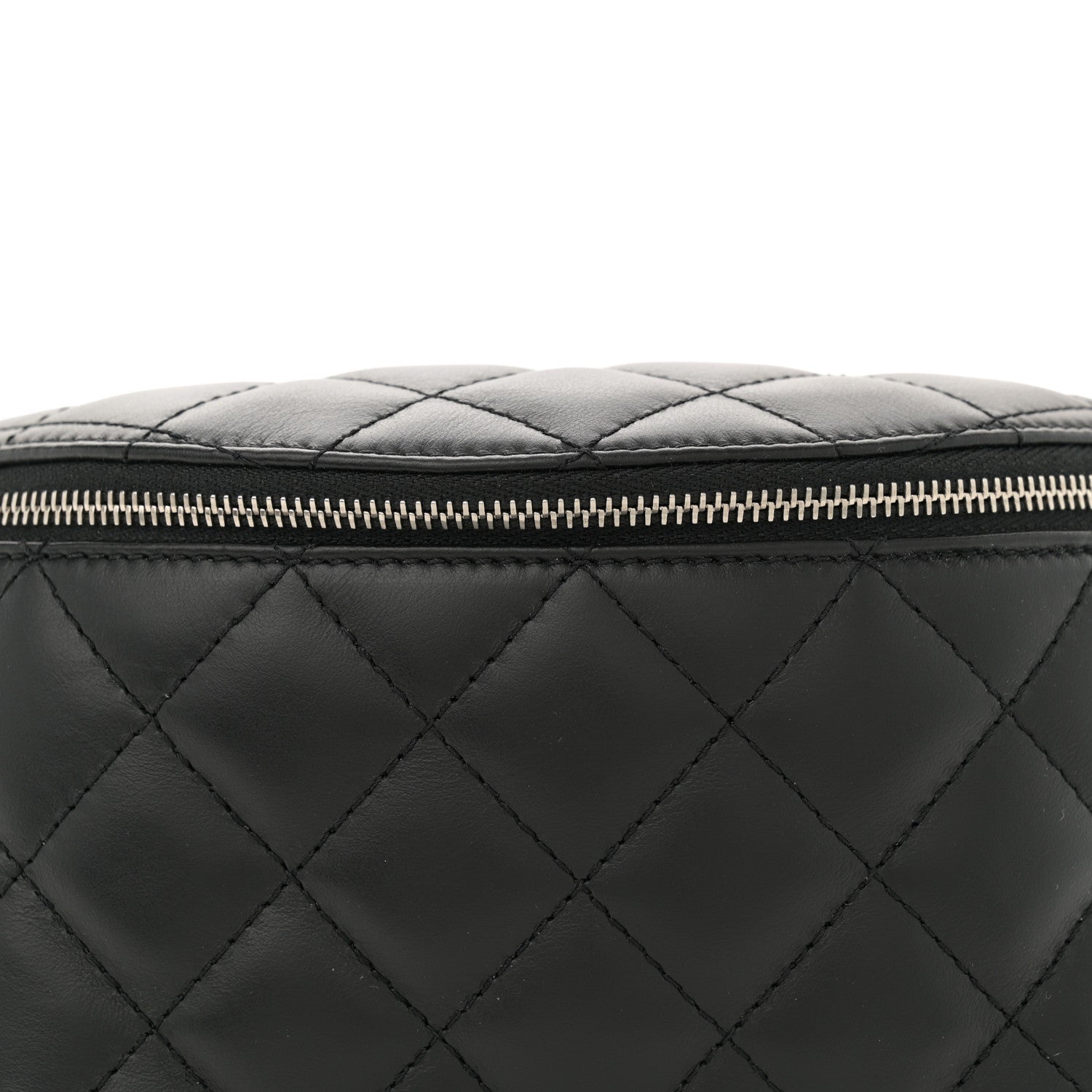 Chanel Calfskin Quilted Waist Belt Bag Black 8 of 10