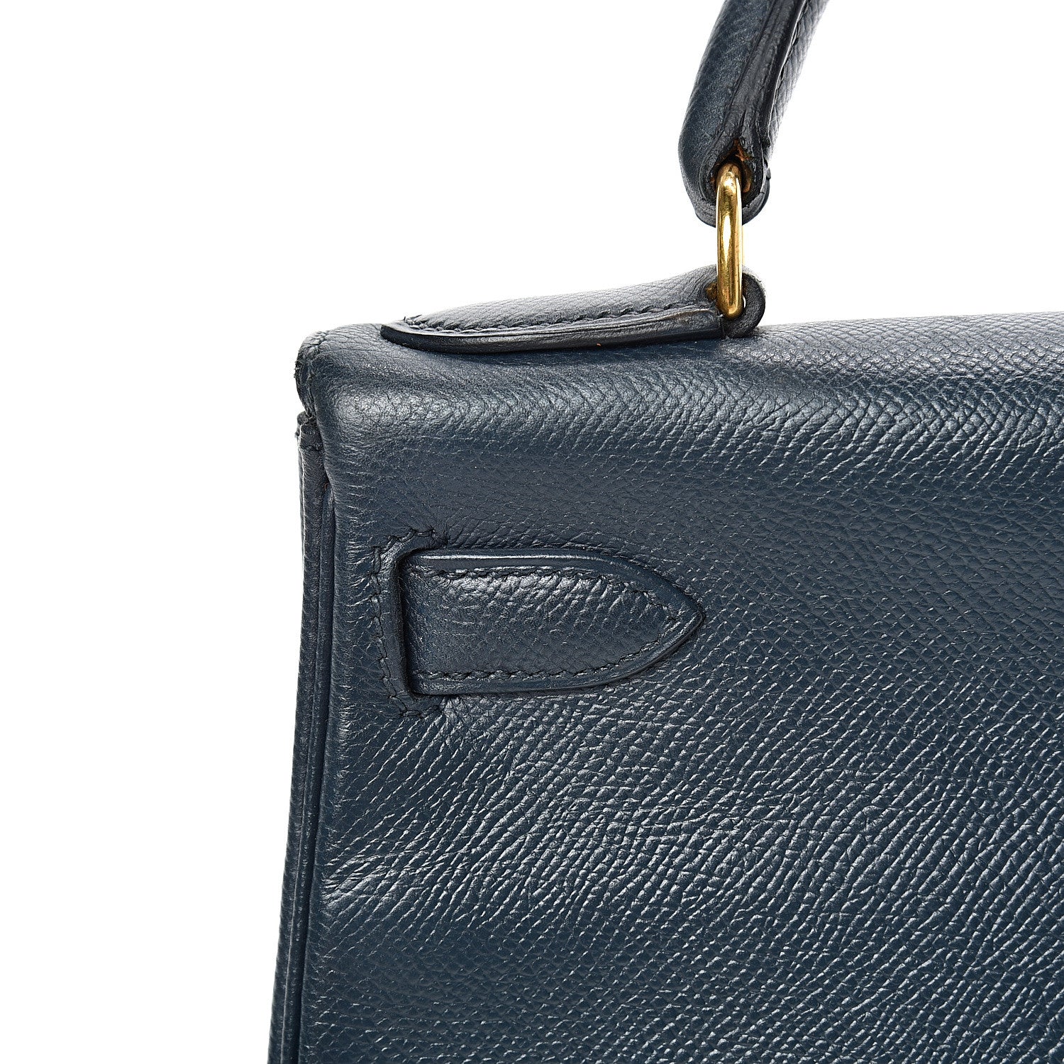 Hermes Courchevel Retourne Kelly 28 Bleu Marine 11 of 48