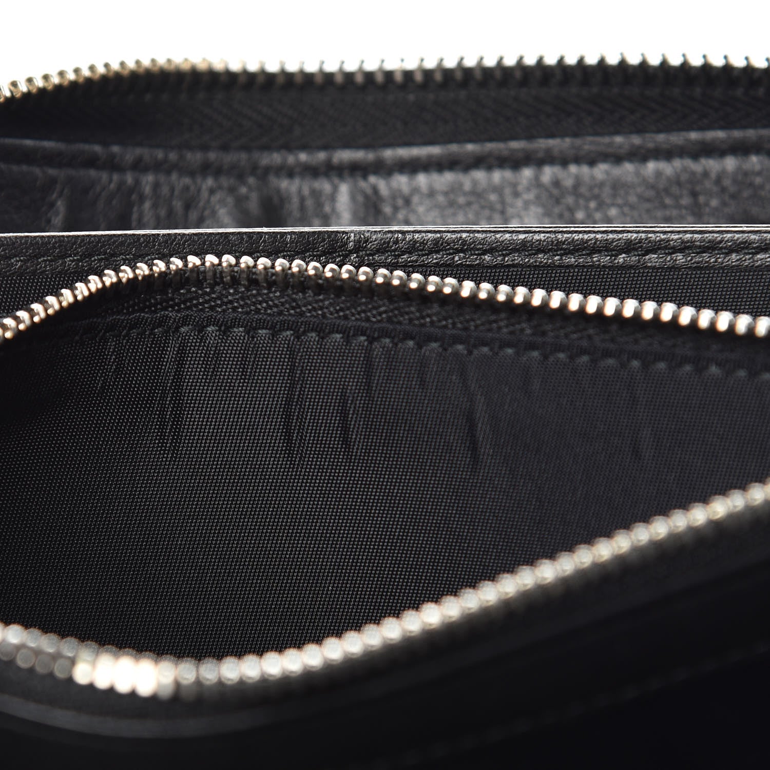 Christian Dior Patent Cannage Lady Dior Continental Zip Wallet Black 10 of 10