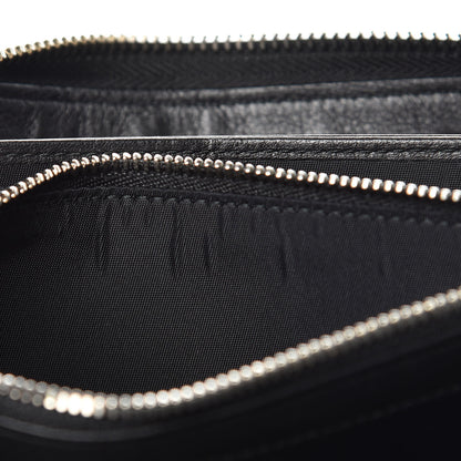 Christian Dior Patent Cannage Lady Dior Continental Zip Wallet Black 10 of 10