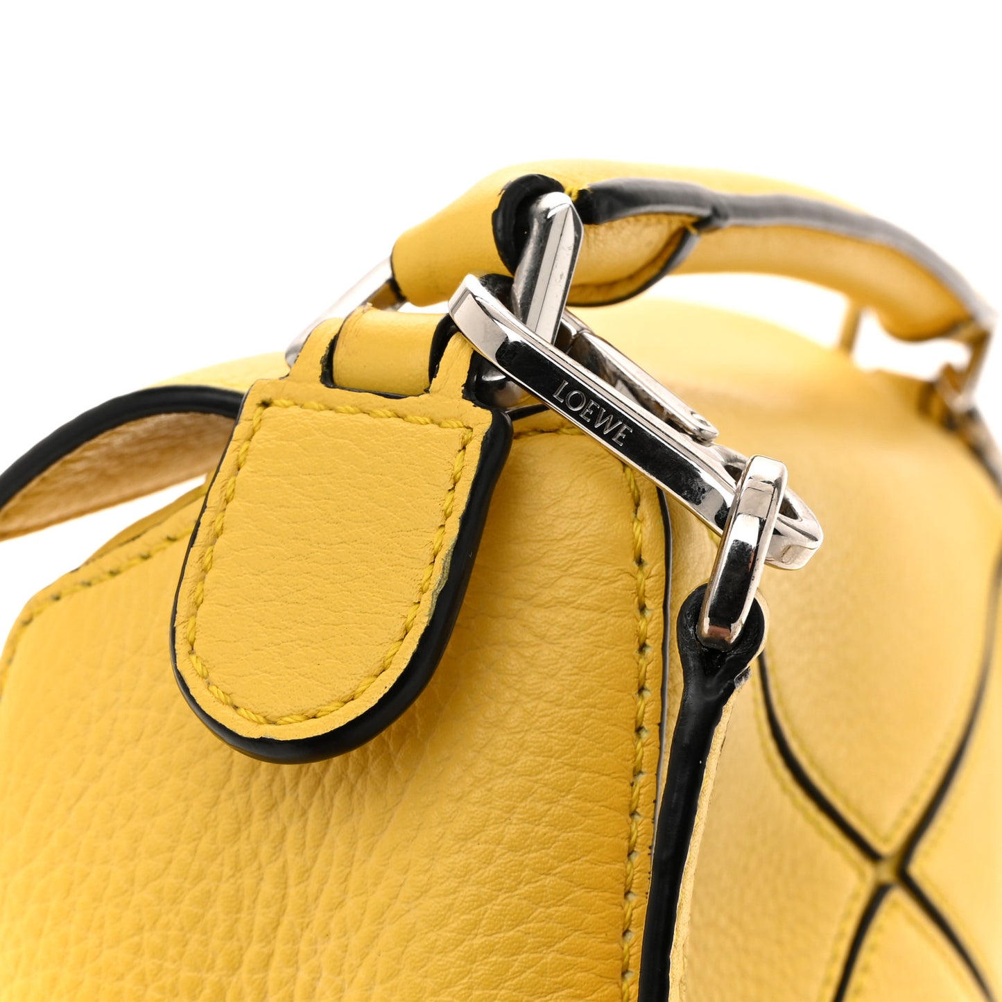 Calfskin Mini Puzzle Bag Yellow