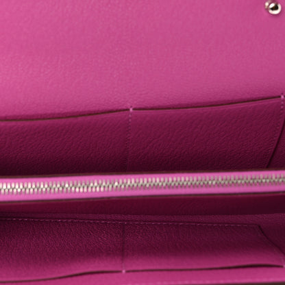 Hermes Chevre Mysore Kelly Wallet To Go Magnolia 5 of 8