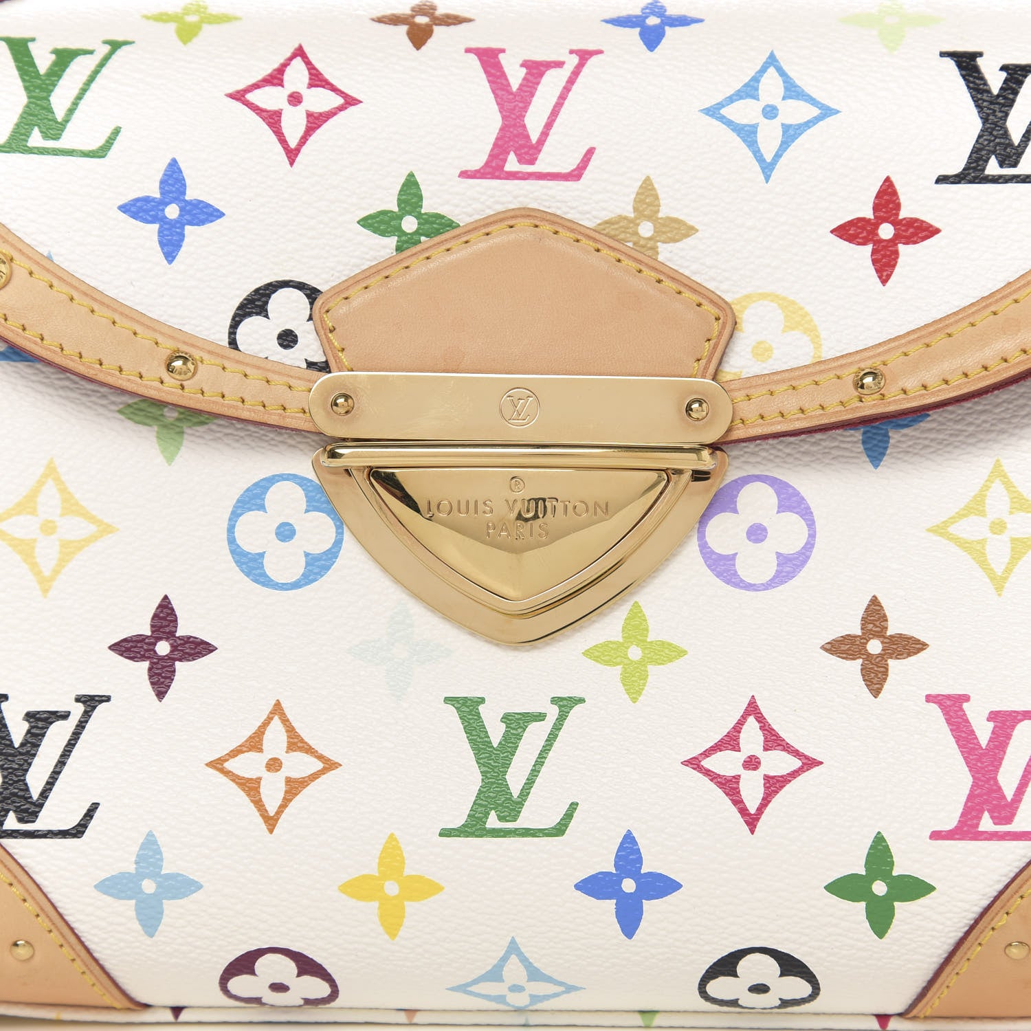 Louis Vuitton Monogram Multicolor Beverly MM White 12 of 12
