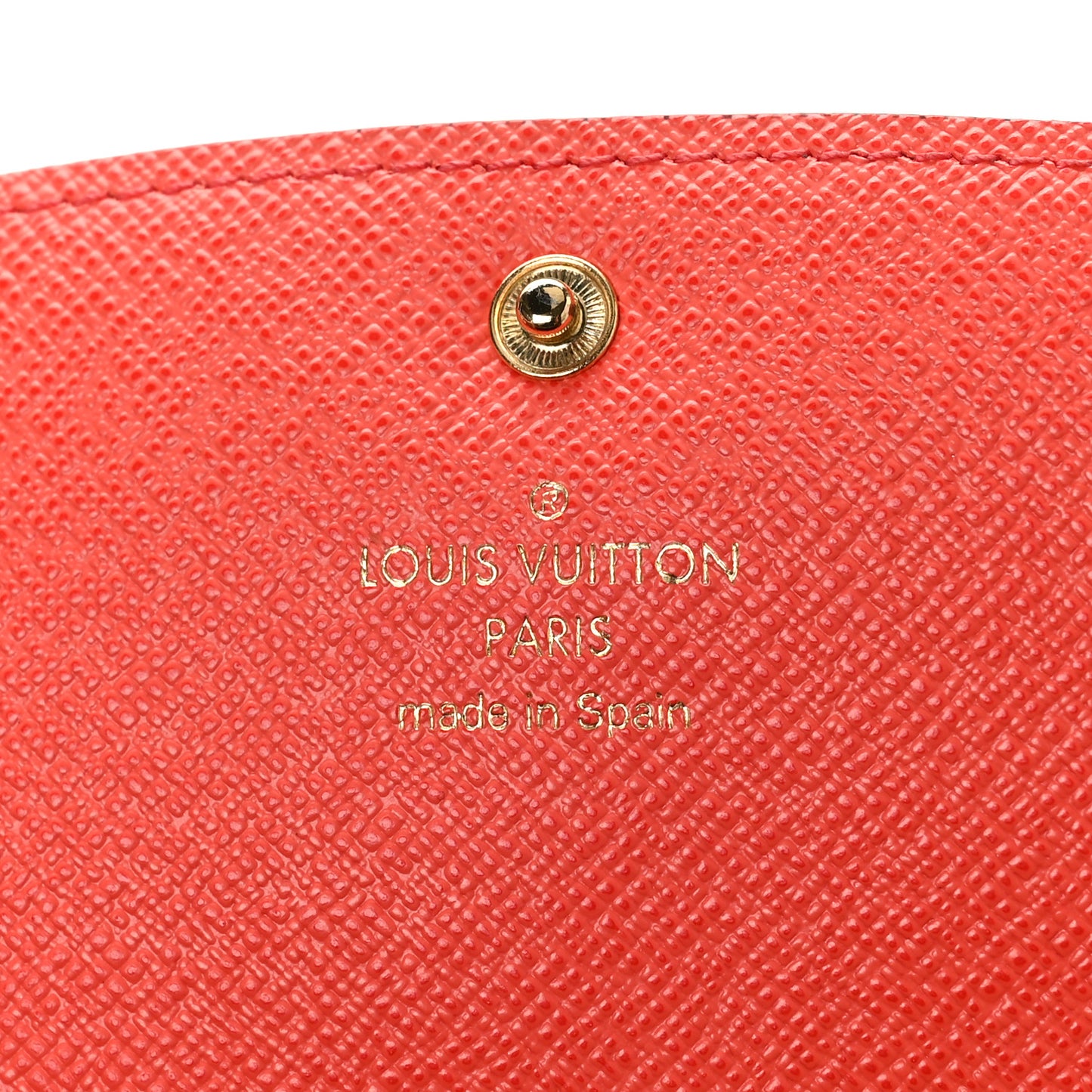Monogram Emilie Wallet Poppy