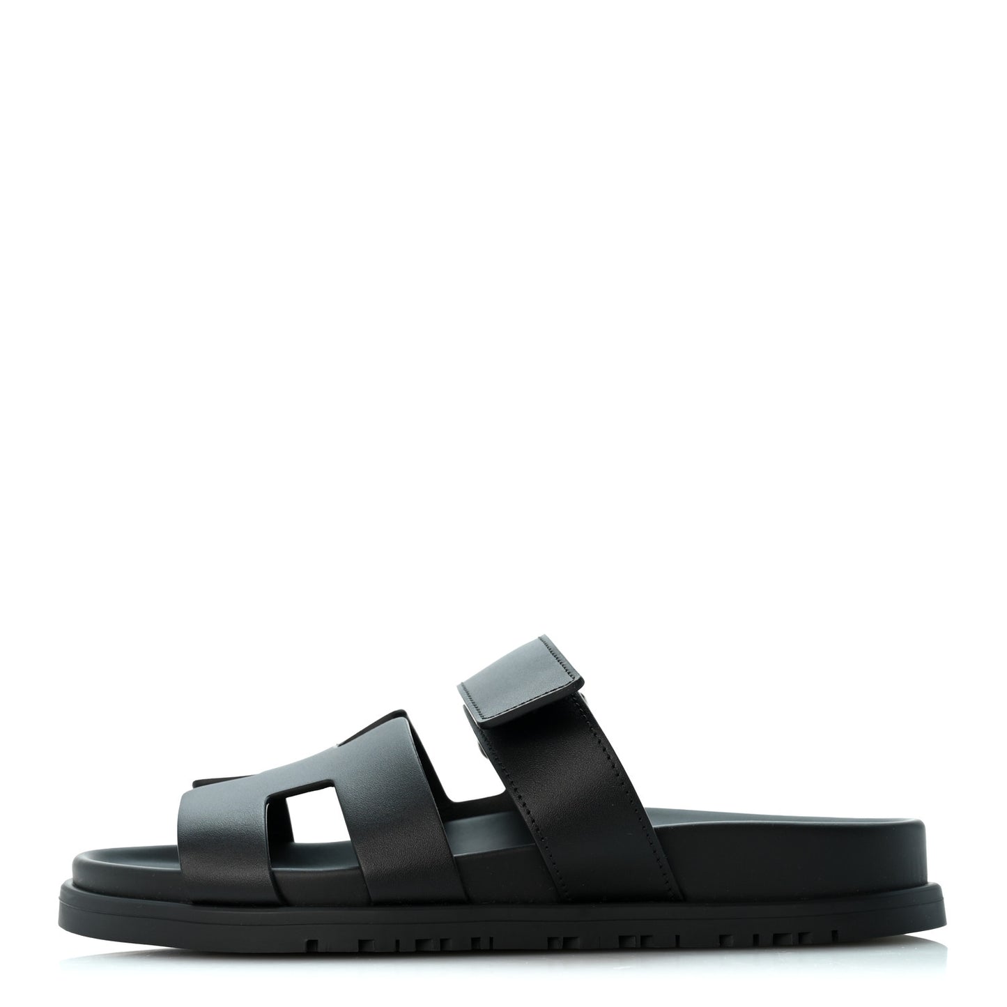 Calfskin Womens Chypre Sandals 36.5 Black