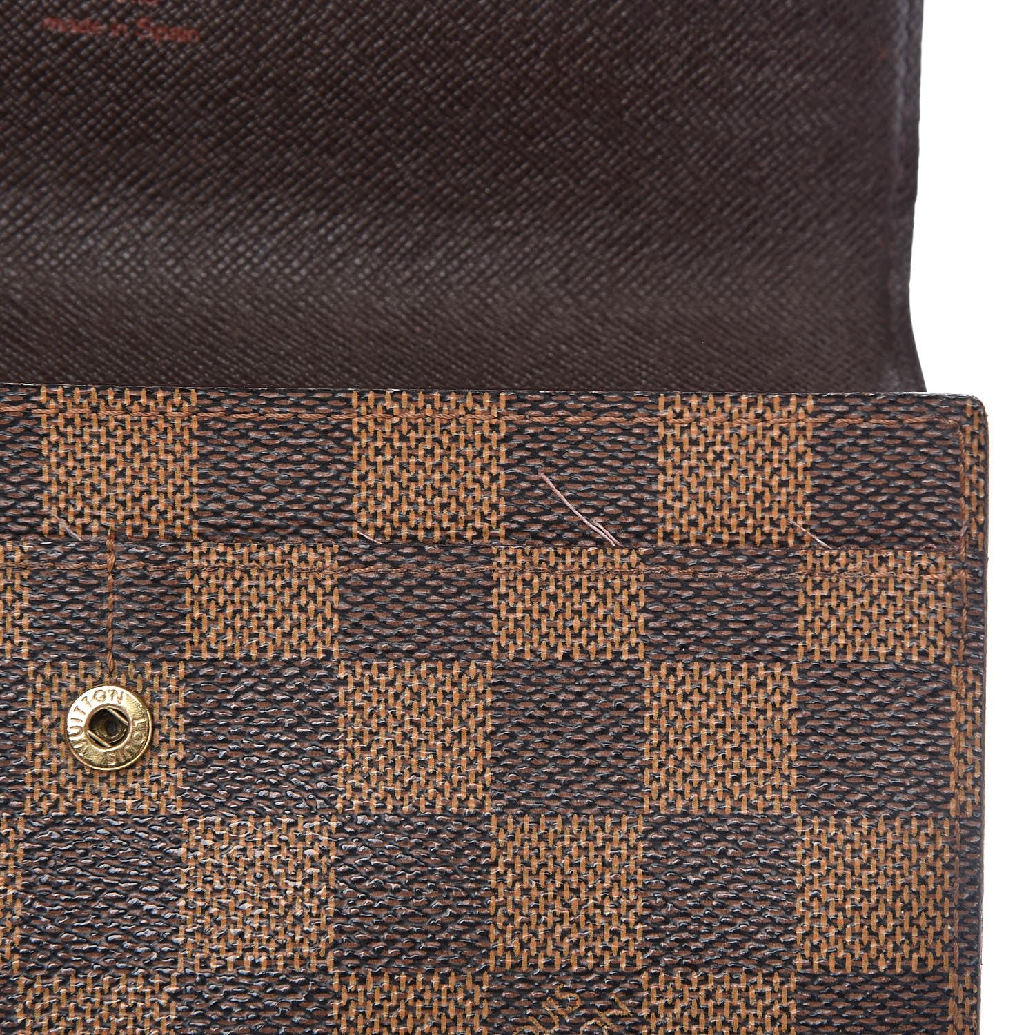 Louis Vuitton Damier Ebene Sarah Wallet 8 of 10