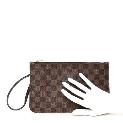 Louis Vuitton Damier Ebene Neverfull MM GM Pochette 2 of 6