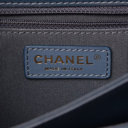 Chanel Lambskin Quilted Medium Lovely Day Flap Blue 7 of 8