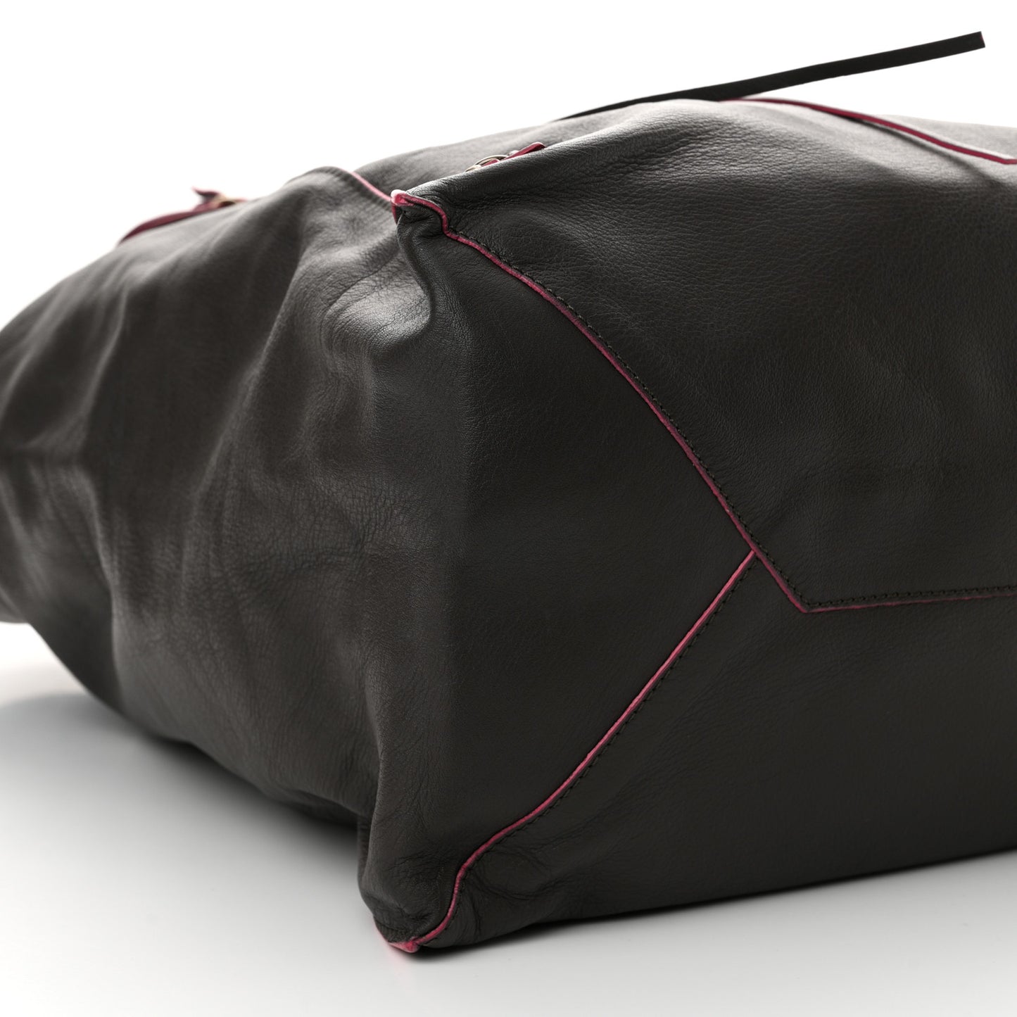 Veau Papier Basket Tote Brown