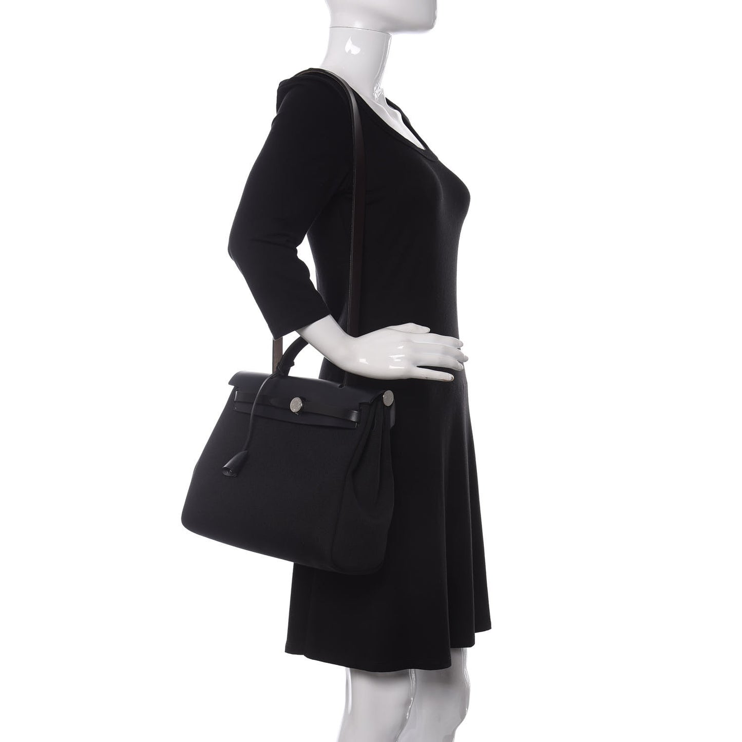 Military Toile Vache Hunter Herbag Zip Retourne 31 PM Black Bleu Indigo