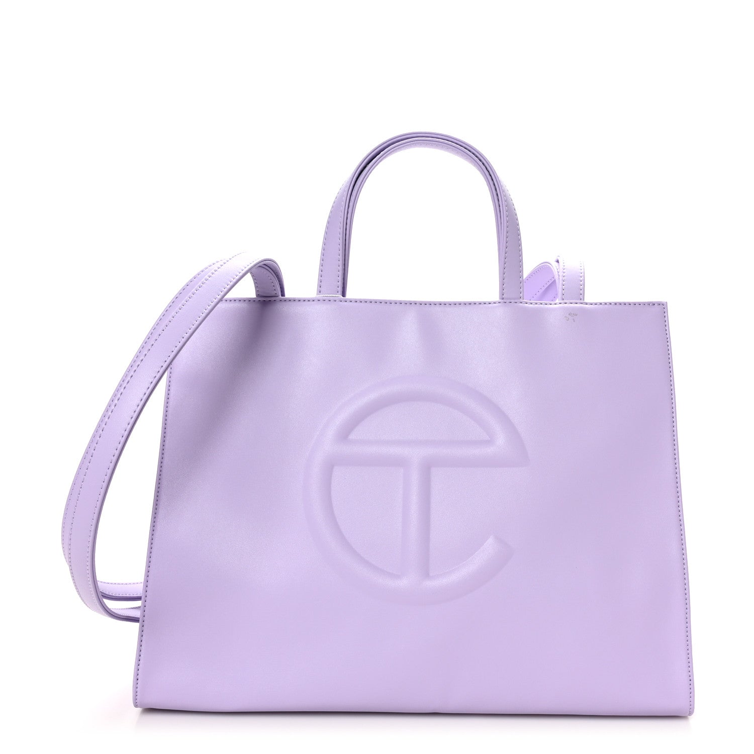 Telfar Vegan Leather Medium Shopping Bag Lavender 1 of 10
