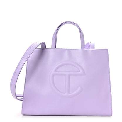 Telfar Vegan Leather Medium Shopping Bag Lavender 1 of 10