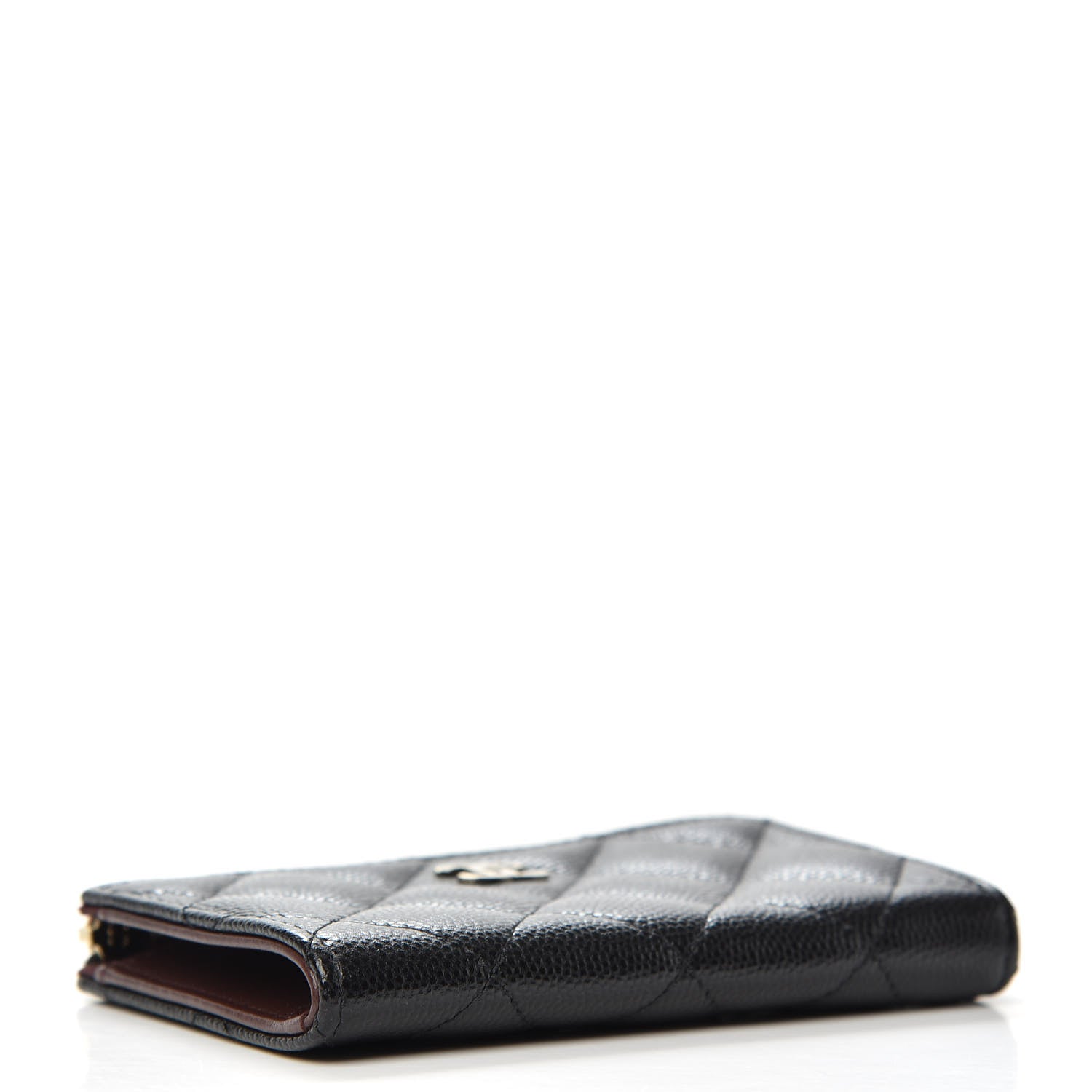 Chanel Caviar Quilted Zipped Key Holder Case Black 4 of 7