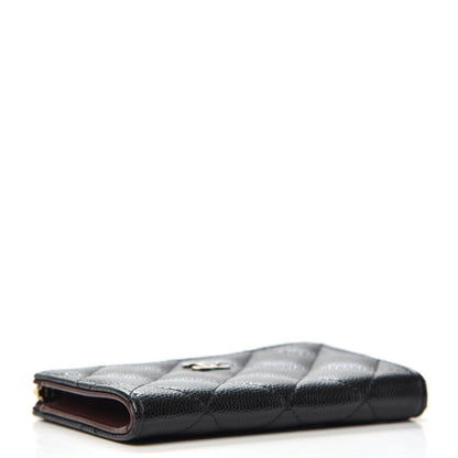 Chanel Caviar Quilted Zipped Key Holder Case Black 4 of 7