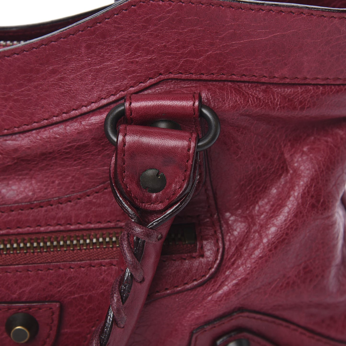 Agneau Classic Hardware First Pourpre