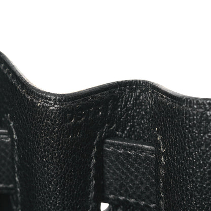 Hermes Epsom Kelly Sellier 28 Black 7 of 9
