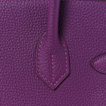 Hermes Togo Birkin 30 Anemone 8 of 35