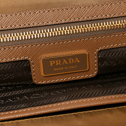 Prada Re-Nylon Saffiano Large Tote Cork Beige 6 of 9