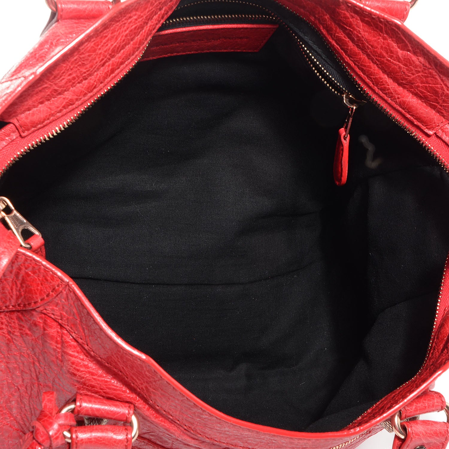 Balenciaga Agneau Giant 12 Rose Gold Hardware City Rouge Coquelicot 7 of 12