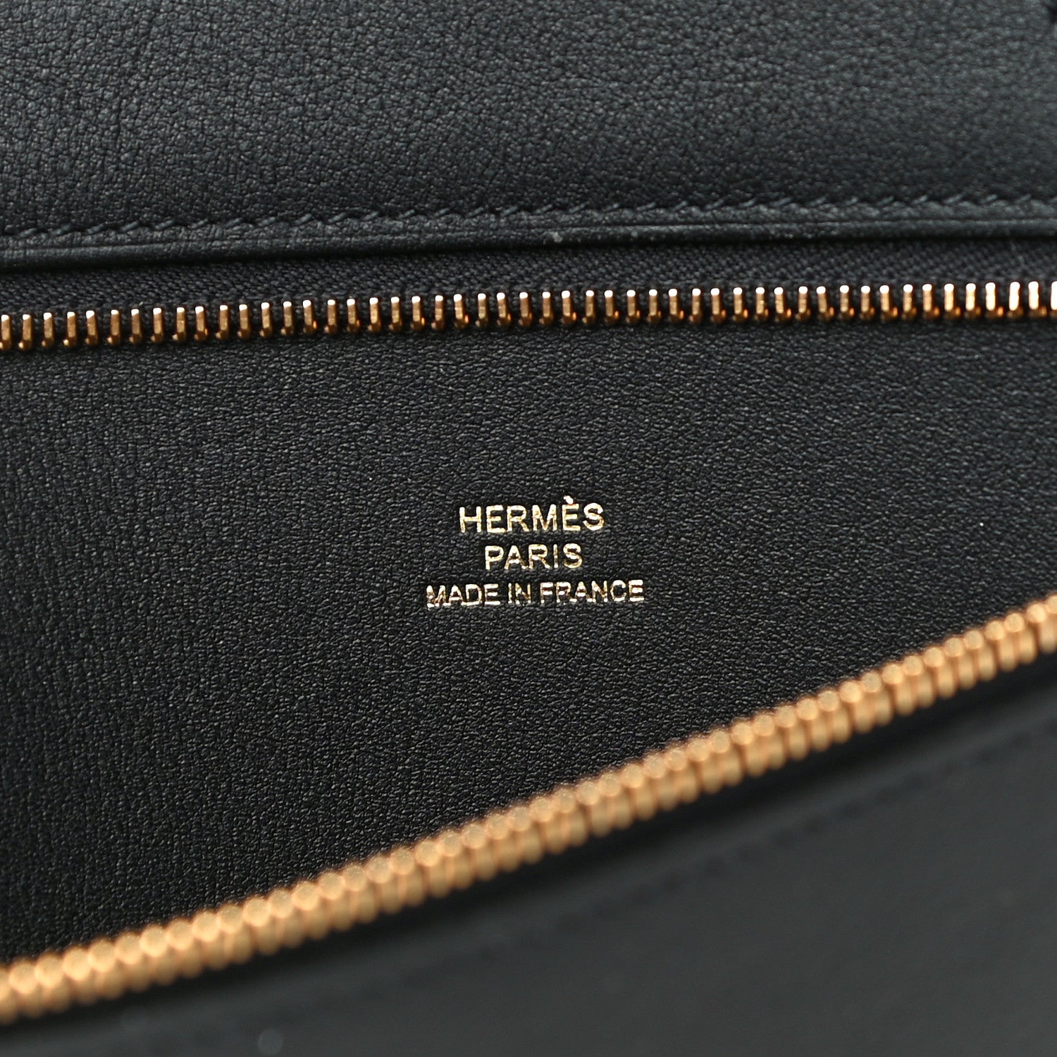 Hermes Swift Backpocket Pouch 30 Black 6 of 9