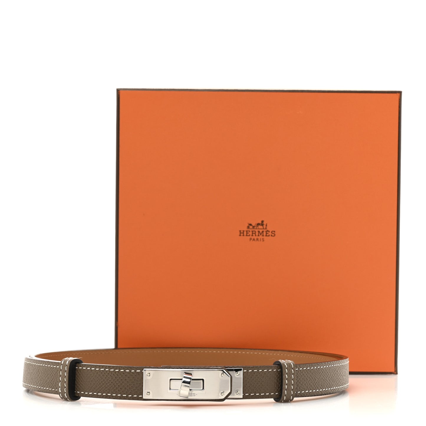Epsom Kelly Belt Etoupe